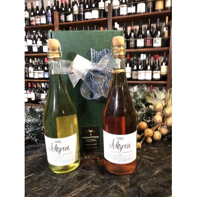 Wine gift with 2 bottles Allegria sparkling